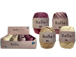 Rafia na szpulce 20m Satin Gold 12szt. [opakowanie=12szt]