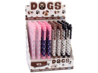 Dugopis automatyczny CatsxDogs 0, 7mm, niebieski, display 40szt, MG