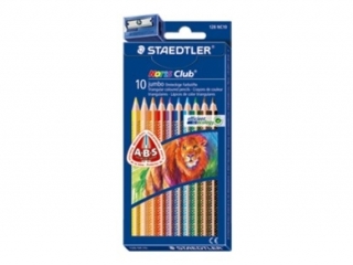 Kredki Noris Club triplus jumbo, grube trjktne, 10 kol., Staedtler [opakowanie=5szt]