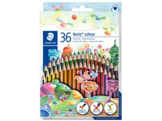 Kredki Noris colour, Wopex, trójkątne, 36 kol., Staedtler