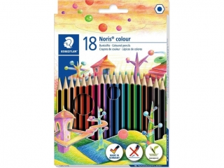 Kredki Noris colour, sześciokątne, 18 kol., Staedtler