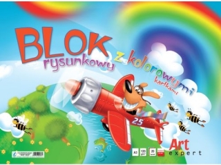 Blok rys. z kol.kartami ArtExpert A3-20 120 g/m2