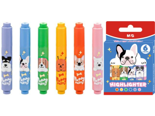 Zakrelacze mini Puppy PArty, 6 kol., MG