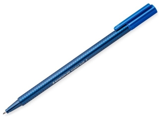Dugopis triplus ball, F, niebieski, Staedtler [opakowanie=10szt]