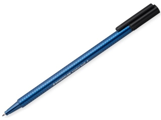 Dugopis triplus ball, F, czarny, Staedtler [opakowanie=10szt]