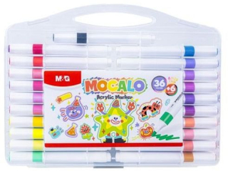 Marker akrylowy Mocalo Ergo, 36+6 kolor�w, MG