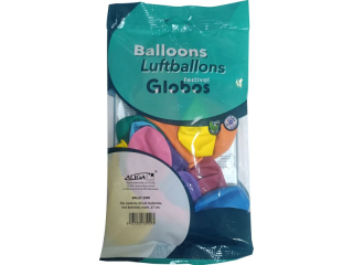 Balony BAL27-20M metal., mix kolorów, rozm. 27cm, op. 20szt.