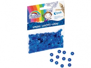 Cekiny confetti GR-C14-6B kółko niebieskie Fiorello KWBN24