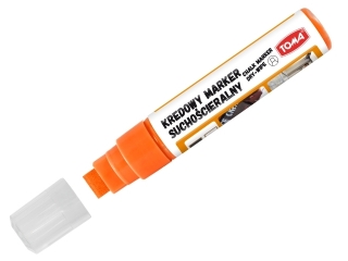 Markery kredowe cieralne na sucho, kocwka cita 8x15mm, 25g tuszu pomaraczowy Pudeko [opakowanie=6szt]