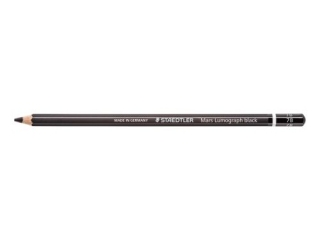 Owek Mars Lumograph black, szecioktny, czarna obudowa, tw. 7B, Staedtler [opakowanie=12szt]