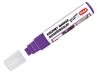 Markery kredowe cieralne na sucho, kocwka cita 8x15mm, 25g tuszu fioletowy Pudeko [opakowanie=6szt]