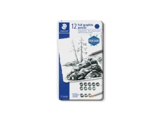 Grafit w sztyfcie Mars Lumograph Pure Graphite, Design Journey, 12 szt. w opak., Staedtler