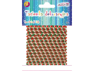 Tasiemka dekoracyjna TD-1754 szer. 1cm, dł. 5m