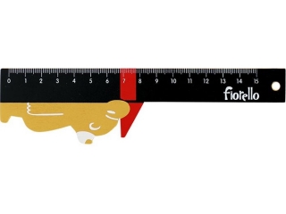 Linijka Fiorello - 15 cm GR-F47MM miś miarka (sz)(p)