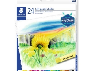 Suche pastele Karat?, 24 kol. w kartonowym opakowaniu, Staedtler [opakowanie=3szt]