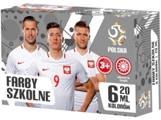 Farby szkolne 6kol.PZ-014 PZPN 2