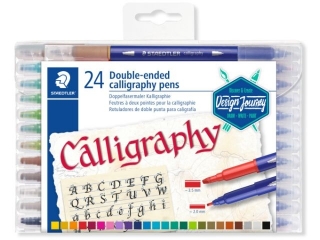 Pisak artystyczny do kaligrafii, Design Journey, 3.5mm i 2mm, 24 kol., Staedtler