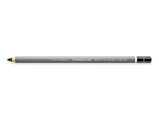 Wgiel w owku Mars Lumograph carcoal, twardy, Staedtler [opakowanie=12szt]