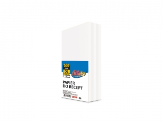 Papier ksero RECEPTOWY 210x100 mm 80 gr BIAŁY 500 arkuszy PAS-3313