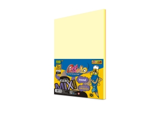 Papier ksero A4 80 gr MIX 5 kolorów ŻÓŁTYCH 100 arkuszy PAS-6536