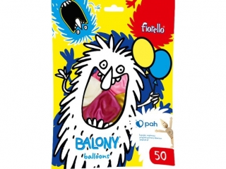 BALONY 12" MIX METAL Fiorello 50 szt. KWBN24
