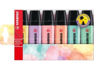 ZAKREŚLACZ BOSS PASTEL ETUI 6 SZT. (5)