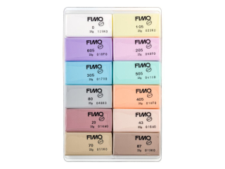 Zestaw FIMO soft, kolory Pastel, 12x25g, Staedtler