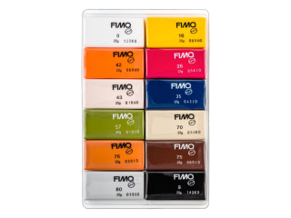 Zestaw FIMO soft, kolory Natural, 12x25g , Staedtler