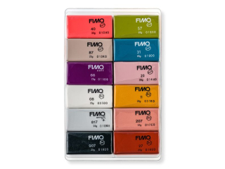 Zestaw FIMO soft, kolory Fashion, 12x25g, Staedtler