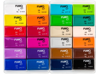 Zestaw FIMO soft, kolory Basic, 24x25g, Staedtler