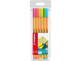 CIENKOPIS POINT 88 NEON ETUI 6 SZT (10)