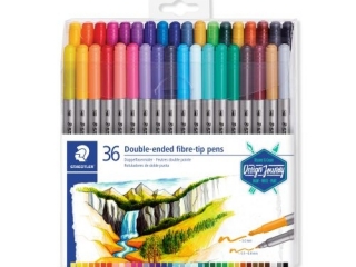 Flamastry dwustronne, Design Journey, 3mm i 0.5-0.8 mm, 36 kol., Staedtler