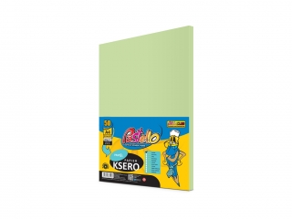Papier ksero A4 160gr PASTELOWY 50 arkuszy IT130 ZIELONY PAS-7250