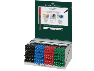 MULTIMARK OHP PERMANENTNY DISPLAY 120SZT . MIX KOL. FABER-CASTELL