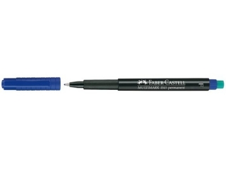 MULTIMARK OHP PERMANENTNY F NIEBIESKI FABER-CASTELL [opakowanie=10szt]