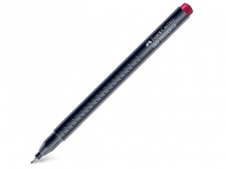 CIENKOPIS GRIP KARMINOWY FABER-CASTELL [opakowanie=10szt]