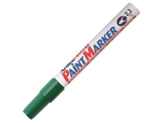 Marker olejowy ARTLINE ko�c�wka okr�g�a 2, 3mm - zielony [opakowanie=12szt]