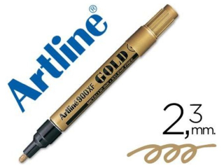 Marker olejowy dekoracyjny ARTLINE ko�c�wka okr�g�a 2, 3mm - z�oty [opakowanie=12szt]