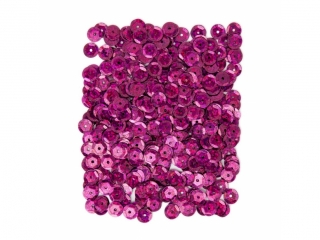 CEKINY HOLOGRAFICZNE 9 MM, 15 G - RÓŻOWE CIEMNE