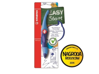 PIÓRO STABILO EASY ORIGINAL START NIEB., PRAWORĘCZ. BLISTER (5)