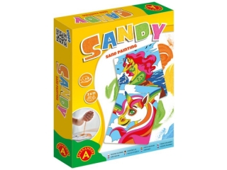 SANDY - Piaskowe Malowanki - syrenka, jednorożec