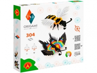 Origami 3D - 2 w 1 MOTYL, PSZCZOŁA
