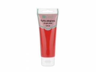 FARBA AKRYLOWA, 120 ML - HOT RED