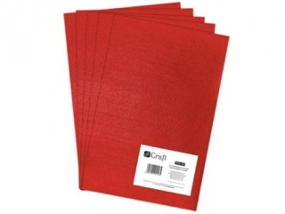 FILC POLIESTROWY A4, 5 SZT. RED