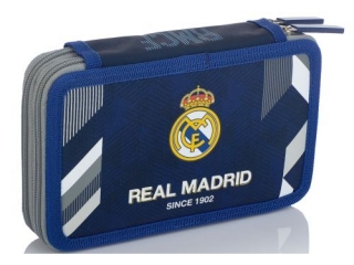 Piórnik podwójny z wyposażeniem 2W RM-183 Real Madrid Color 5