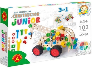 MAŁY KONSTRUKTOR/CONSTRUCTOR JUNIOR 3X1 PULL TRUCK