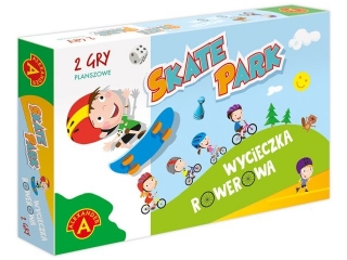 RODZINNA GRA PLANSZOWA-SKATE PARK, WYCIECZKA ROWEROWA