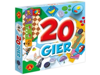 GRY RODZINNE - ZESTAW 20 GIER