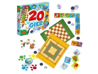 GRY RODZINNE - ZESTAW 20 GIER