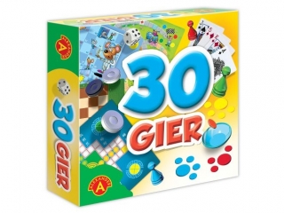 GRY RODZINNE - ZESTAW 30 GIER